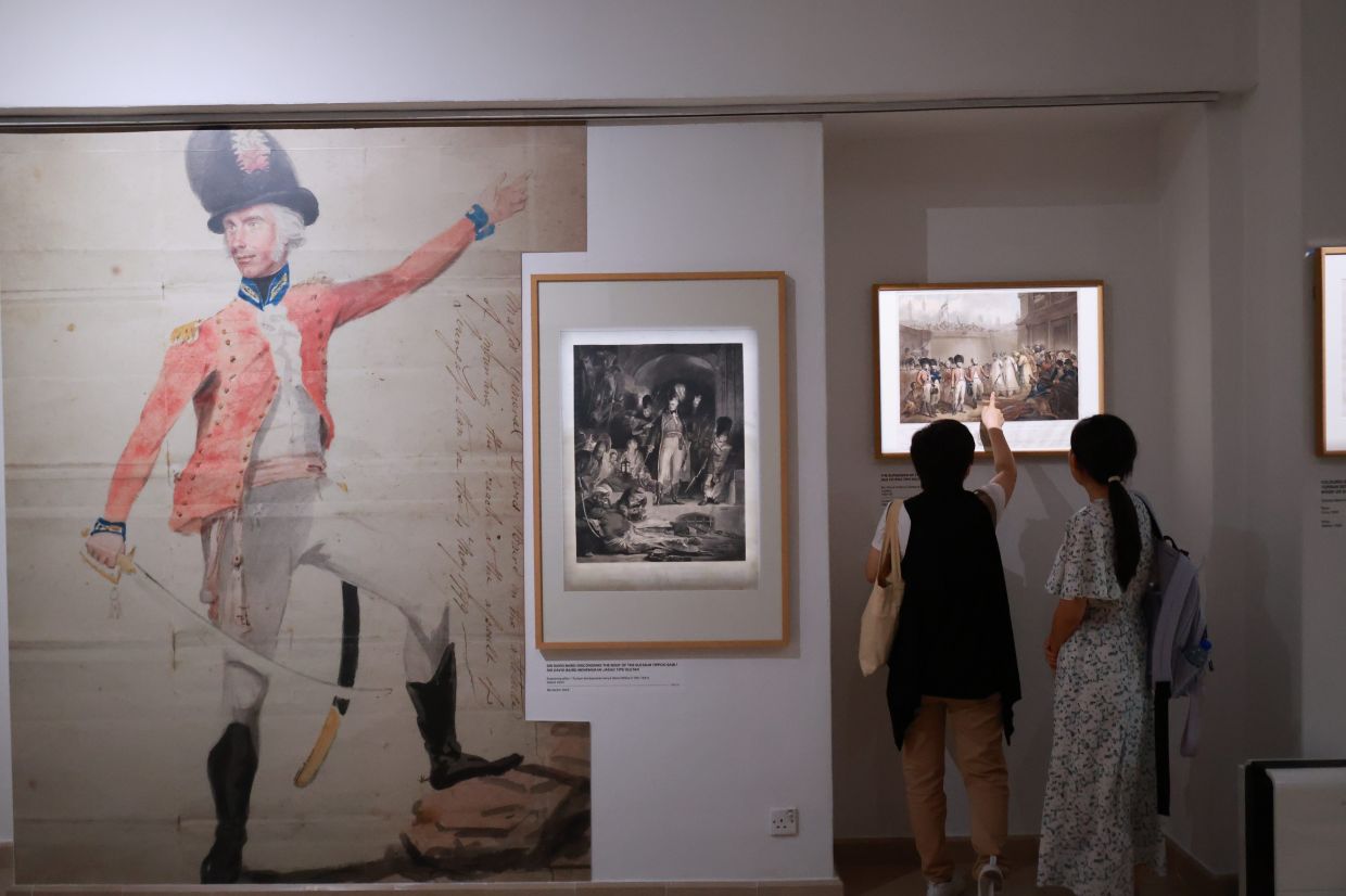 A view of the 'More Than A Day As A Tiger' exhibition at the Islamic Arts Museum Malaysia. Photo: The Star/Kamarul Ariffin