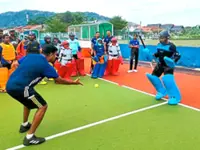 Ex-Malaysia goalie shares tips with Johor’s hockey talents