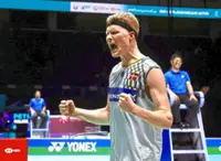 Jun Hao gets rare chance to spar with Antonsen as part of world reparations
