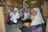 Mobile library sparks joy for young readers at Kembara Merdeka Jalur Gemilang