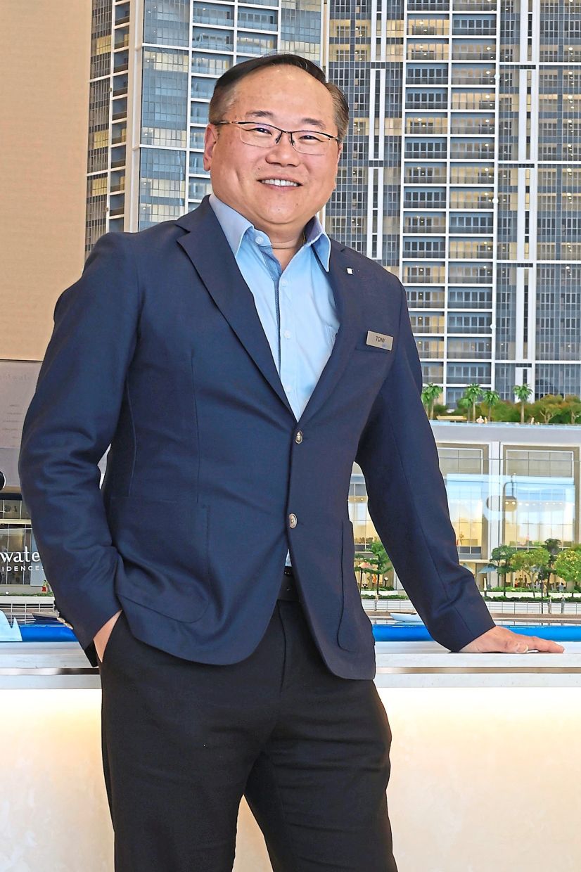 Ling describes The LIGHT Waterfront as a modern, integrated development that embodies the “15-minute city” concept, with everything a person needs accessible by foot. — CHAN BOON KAI/The Star