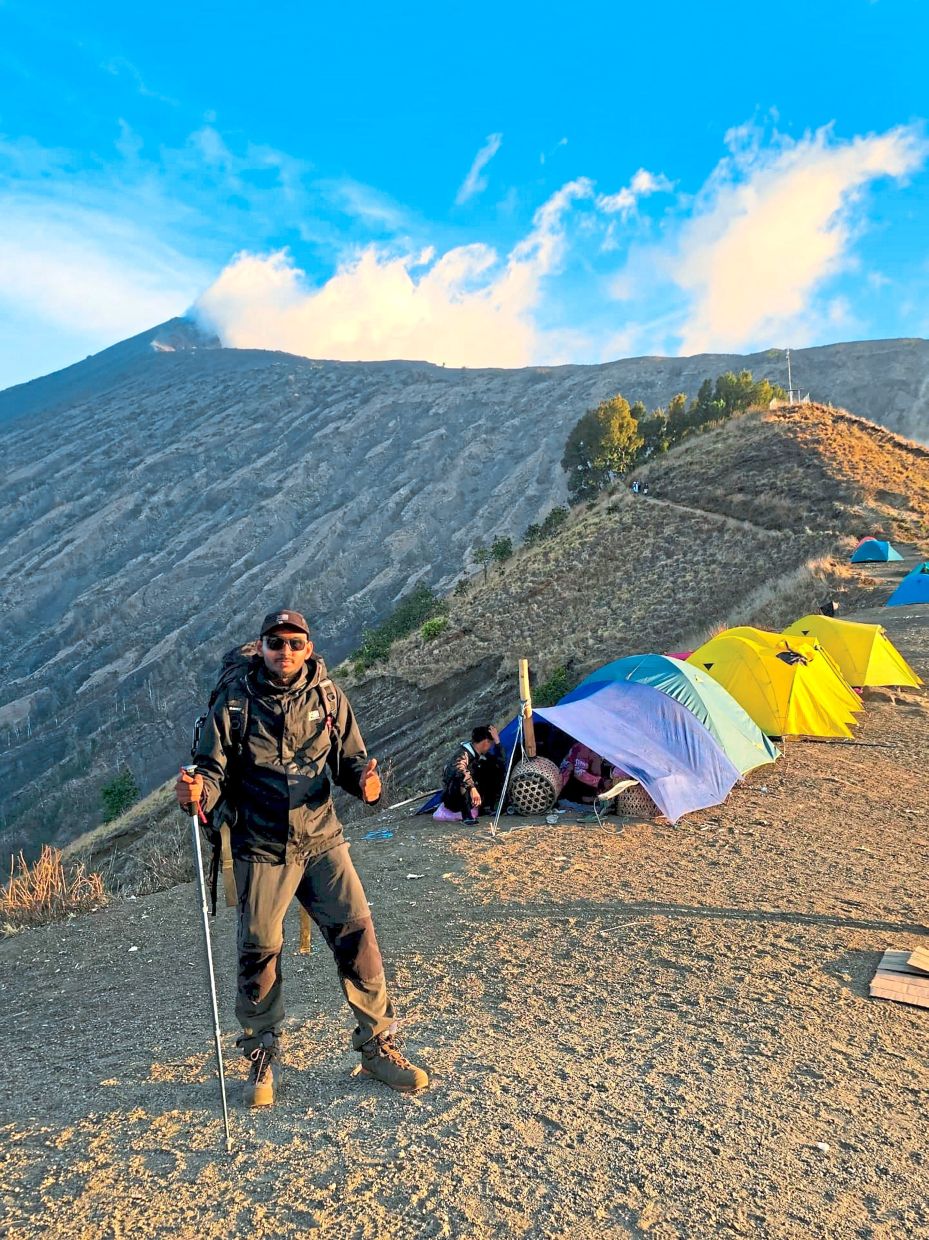 Seasoned explorer: Loga has hiked about 30 mountains since 2020.