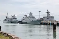 Warships berth in Penang for Asean naval gathering