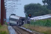 Urgent: One dead, several injured in train derailment in southern Denmark