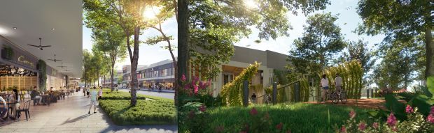 The mall offers easy access for the surrounding community.