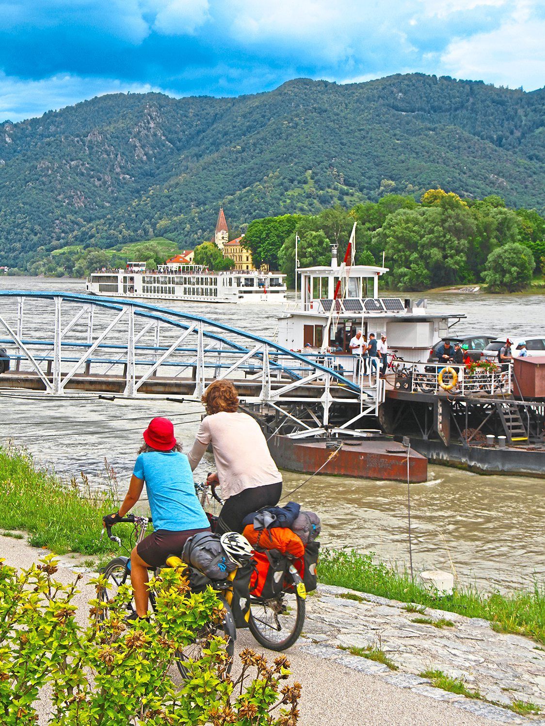 Use cycle paths along the Danube River to take in its ever changing moods.