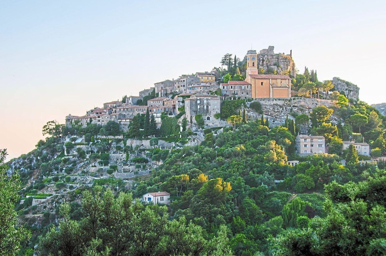 Historic Eze is perched nearly 400m above sea level. 