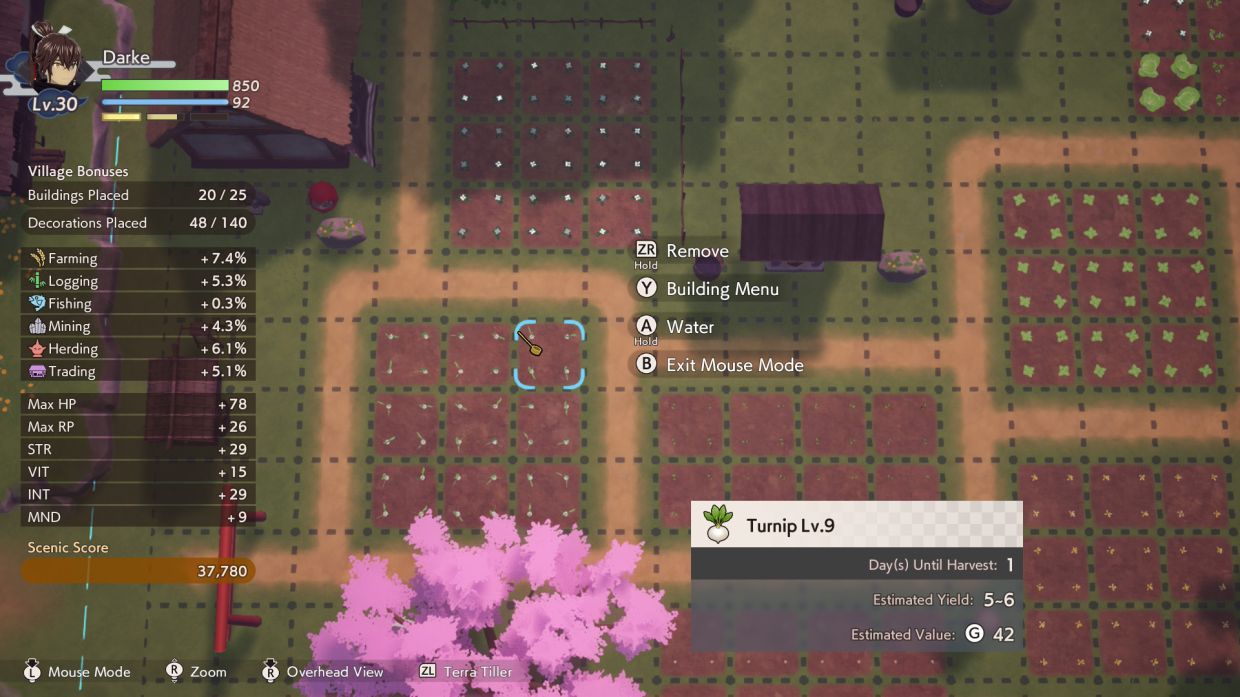 Town Management: in Guardians of Azuma, you're not only a farmer and fighter, but also a mayor and town planner.