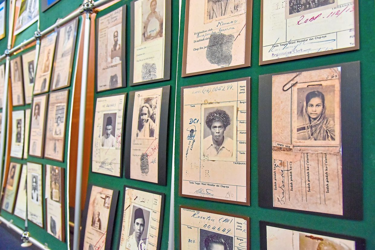 The country’s ID system started with paper cards (1948-1960). — Photos: Bernama