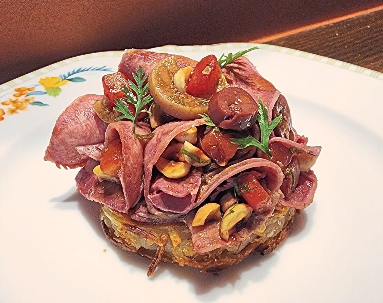 The beef tongue tastes as spectacular as it looks. — Photos: ABIRAMI DURAI/The Star