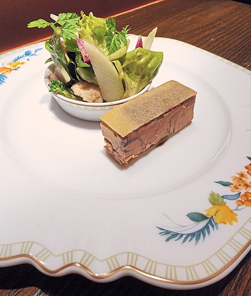The foie gras pate offers a superlative experience that proves thoroughly unforgettable.