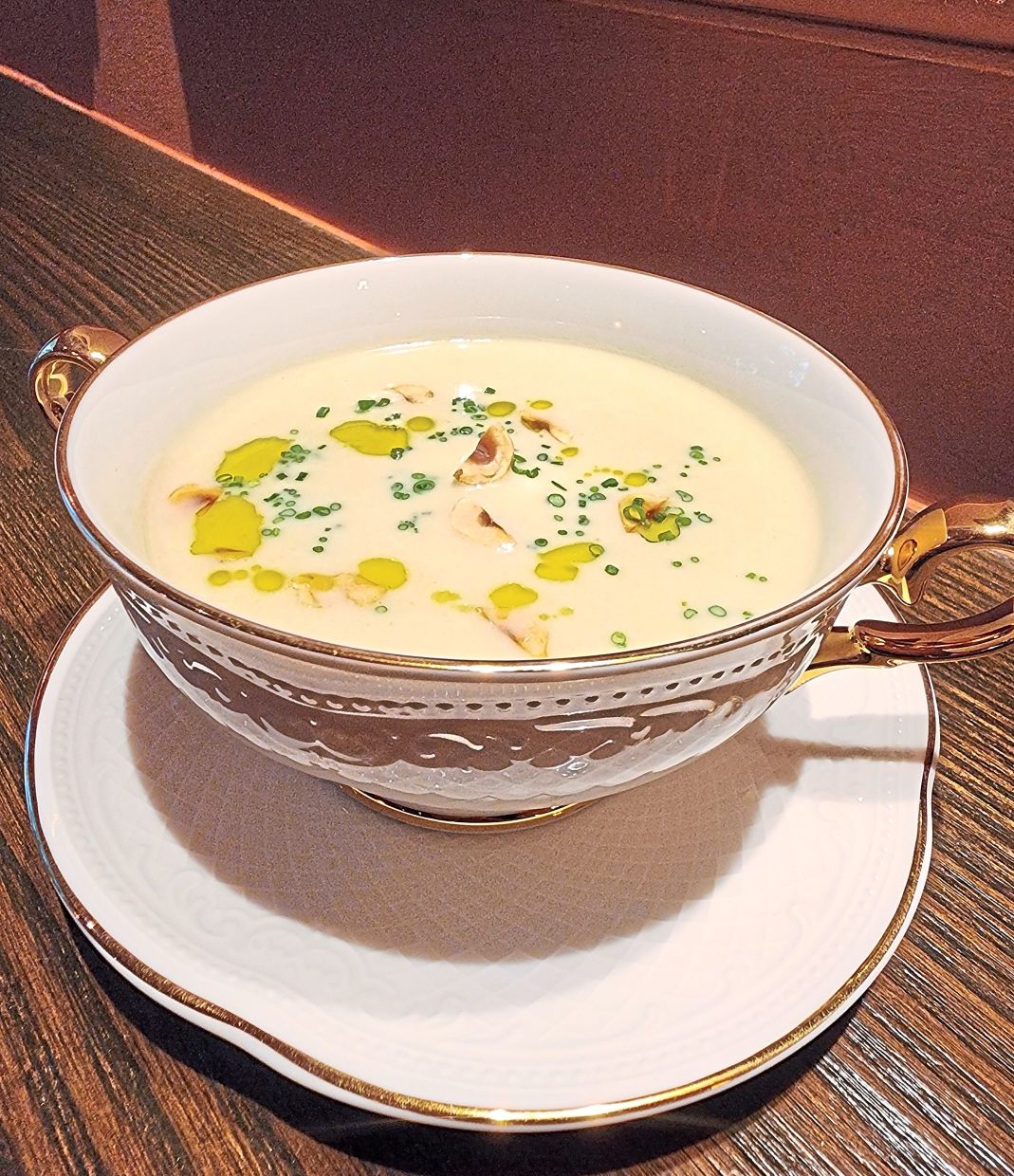 Creamy and soothing, the vichyssoise is a treat for the senses. — ABIRAMI DURAI/The Star
