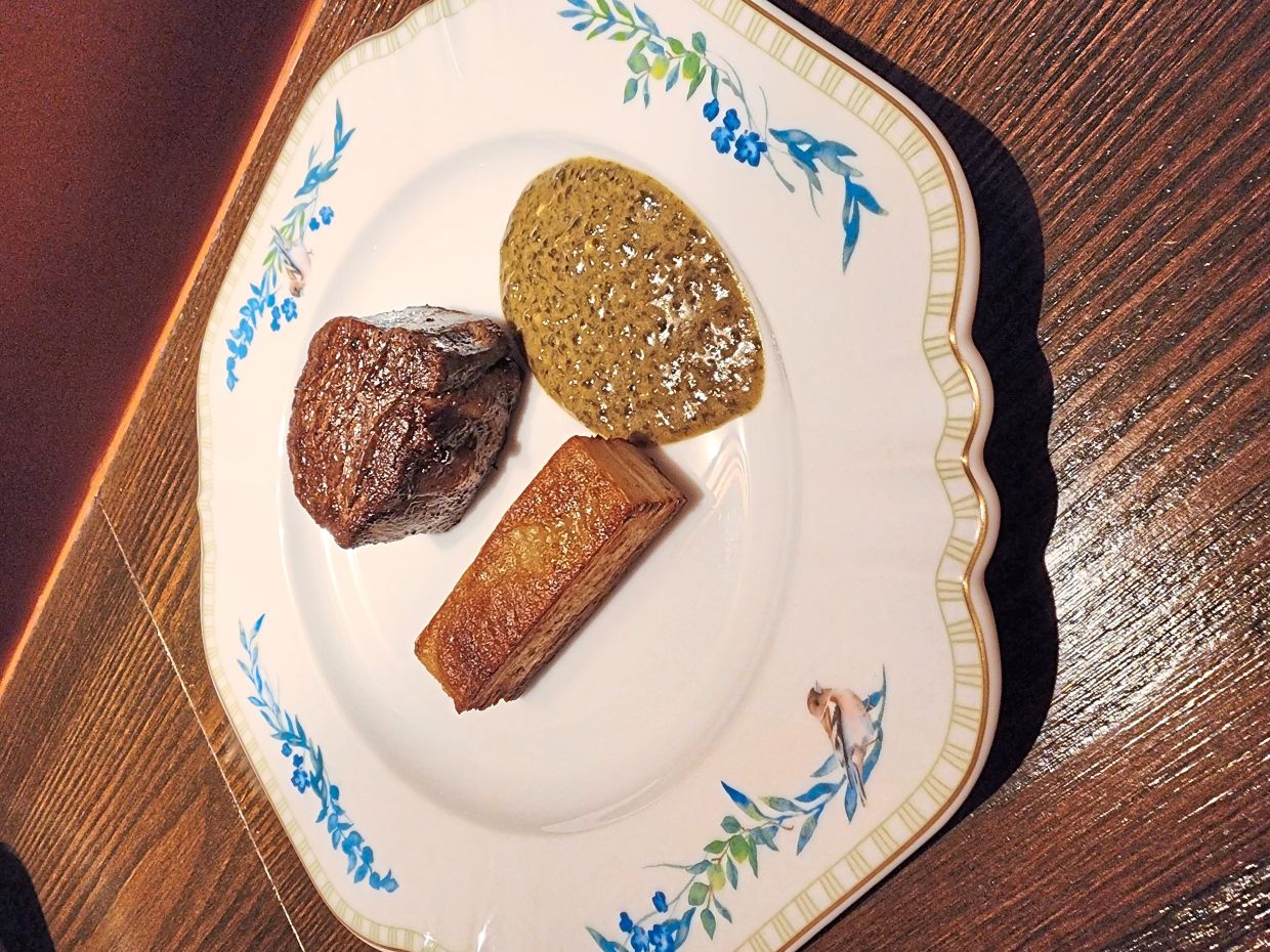 The steak is a carnivorous treat that is paired with an anchovy butter that takes it to whole new dimensions. — ABIRAMI DURAI/The Star
