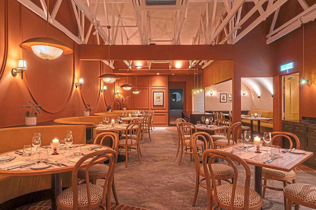 The eatery, located in Bukit Damansara, is elegant and yet has a soulful, easy charm. — Bidou