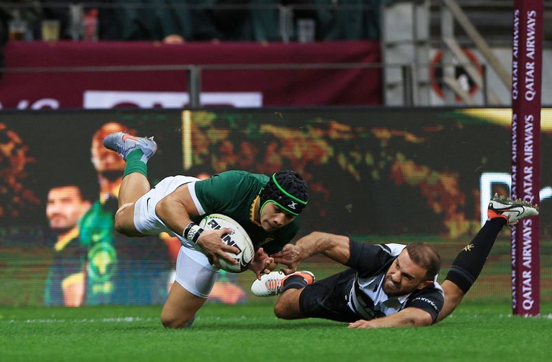 Rugby-Springboks make 10 changes for Australia clash in Cape Town