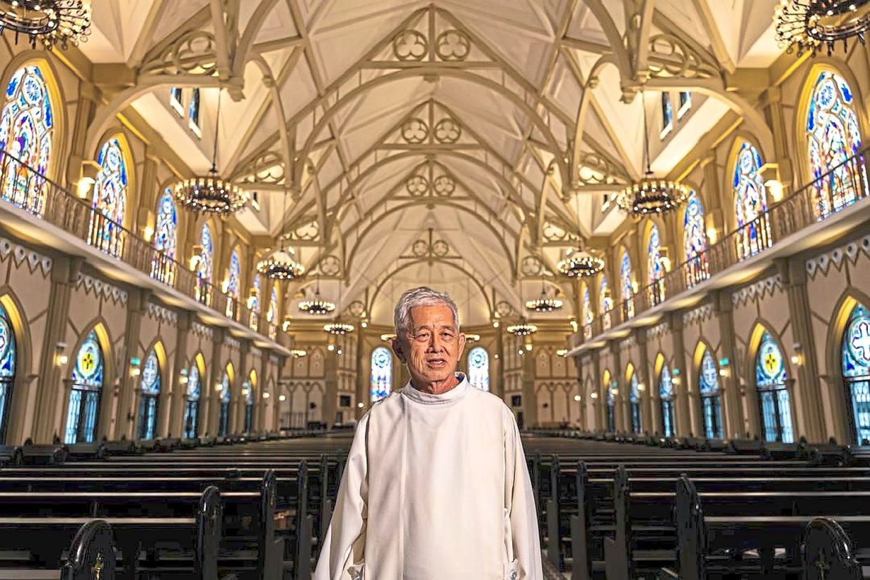 St Peter’s rector Father Vincent Chin.