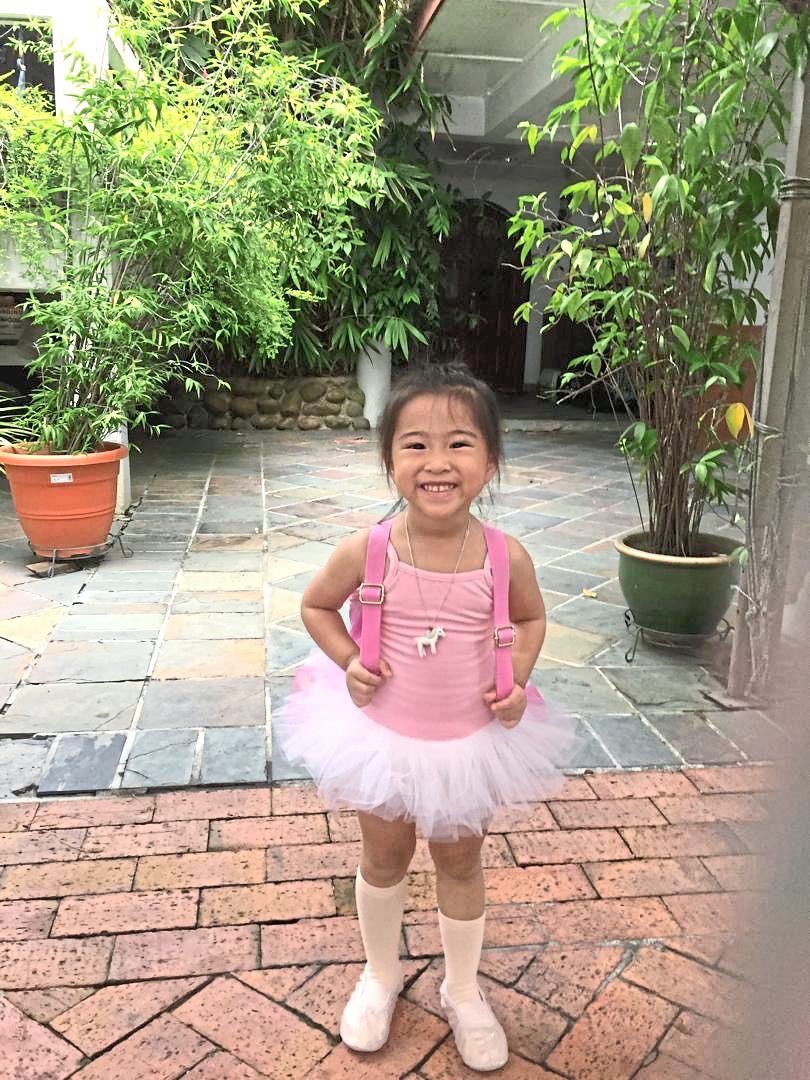 Ivana when she just started ballet. Even as a toddler, Ivana took her classes seriously and rarely missed a session. It was then her family knew she loved ballet and wanted to be a ballerina. 