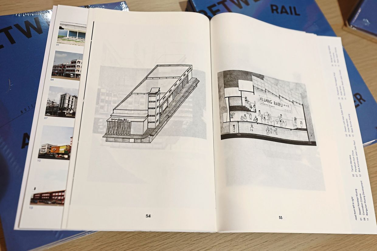 Sia's illustrations are reimaginings of Kluang's buildings, going beyond current uses and exploring possibilities. 
