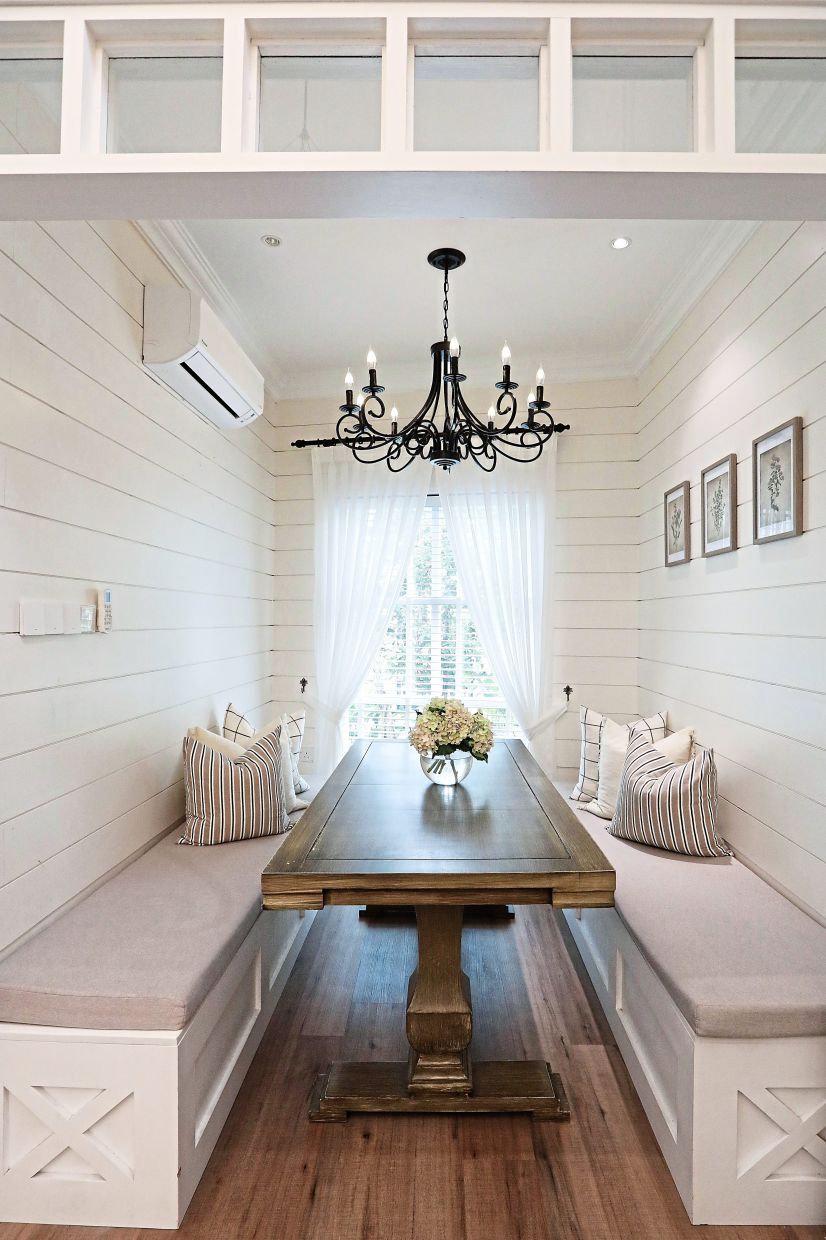 A cosy nook with barn-inspired vibes.