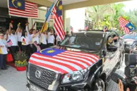 Driving National Day pride on the streets of Penang