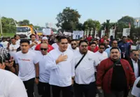 Umno Youth Chief arrives at Bukit Mertajam court