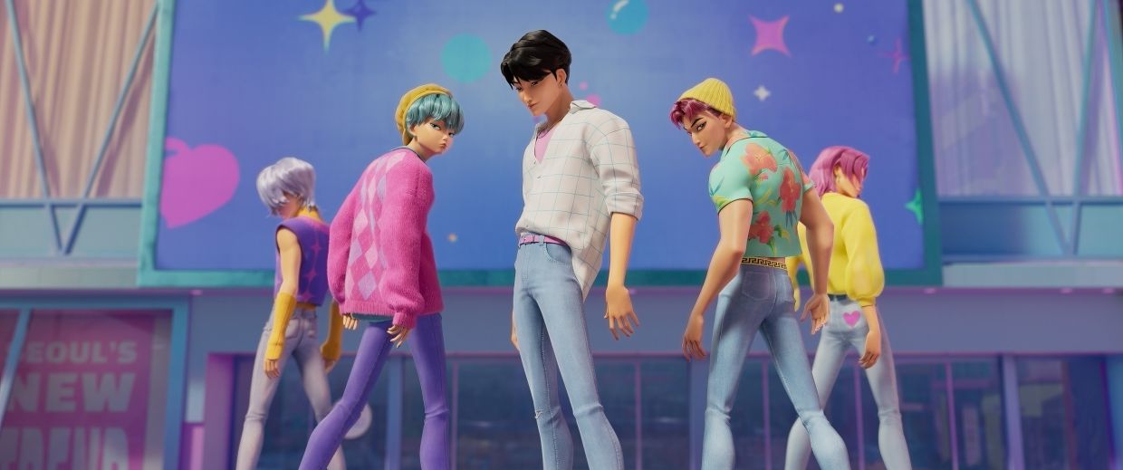 Songs by the movie's fictional HUNTR/X and boy-band rivals Saja Boys (pic) occupy three of the Billboard top 10.