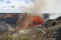 Hawaii's Kīlauea volcano erupts again, emits inclined lava fountains