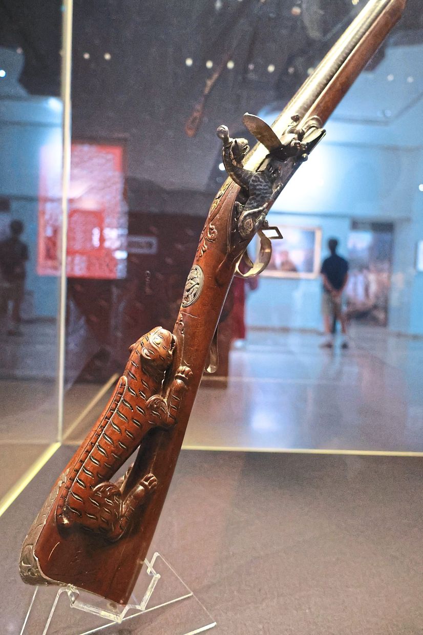 An artefact that took the IAMM almost 10 years to obtain an export licence for is TipuSultan's favourite ‘sportinghunting gun' with its intricate tigercarvings. — The Star