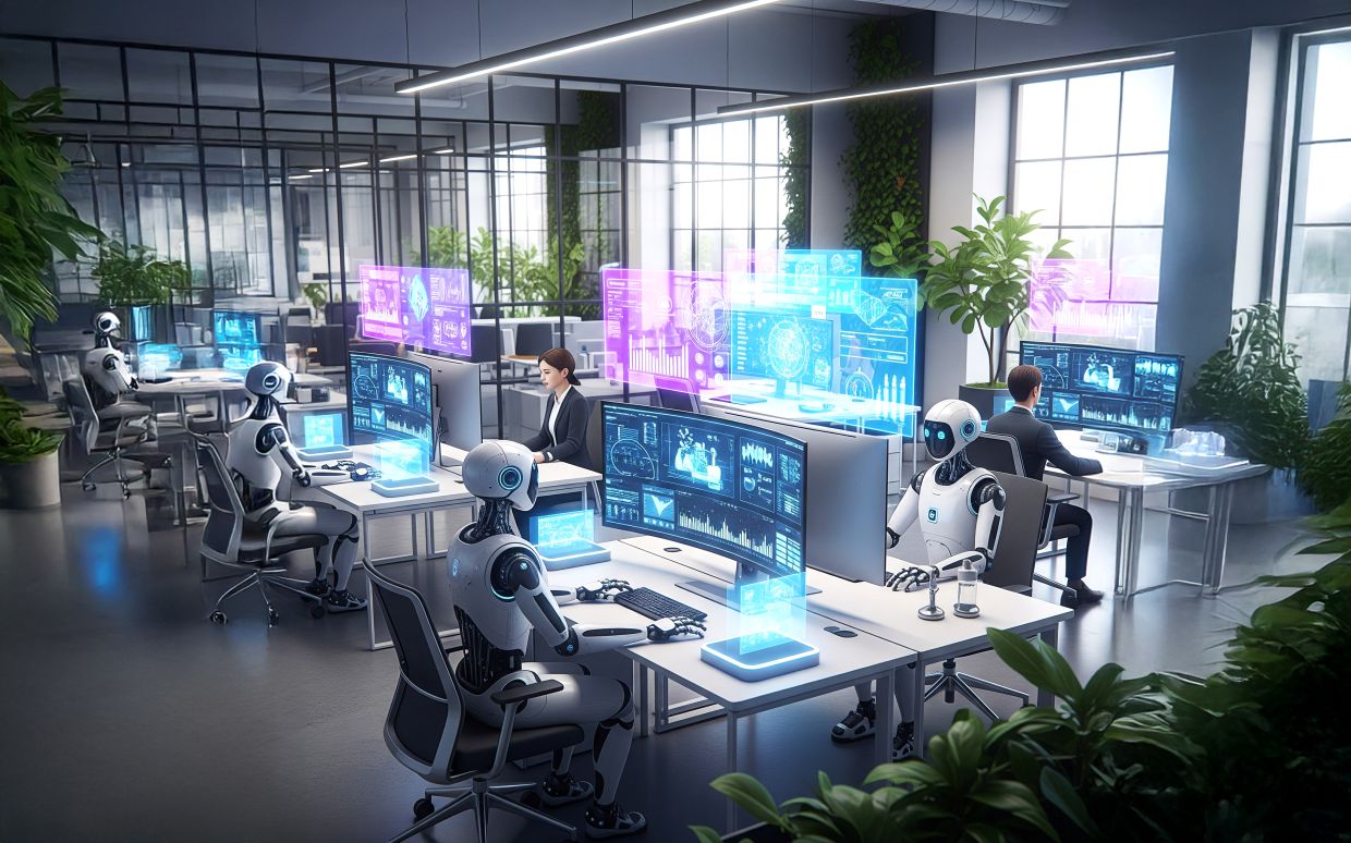 According to an Ipsos AI Monitor 2025 survey involving 500 Malaysian adults, 63% fear AI's potential to replace their ­current job within the next three to five years. — This visual is human-created, AI-aided