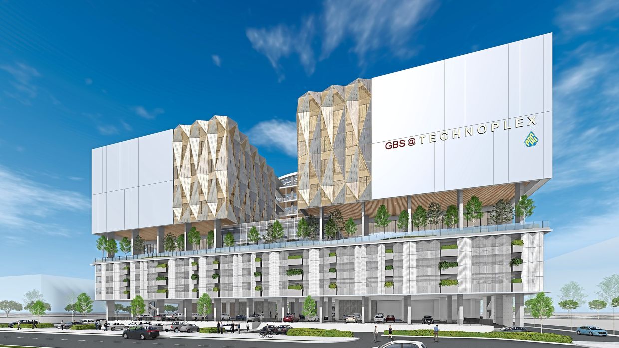 An artist’s impression of GBS @ Technoplex, PDC’s RM500mil redevelopment in Bayan Lepas, with 16% pre-booked ahead of its November 2028 completion.