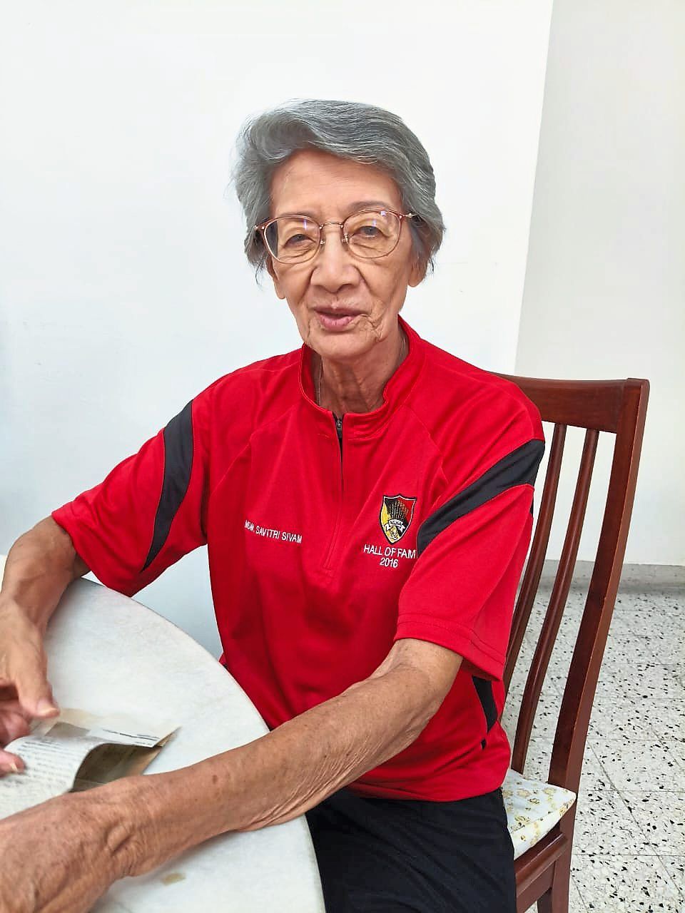 Versatile athlete: as she is now.