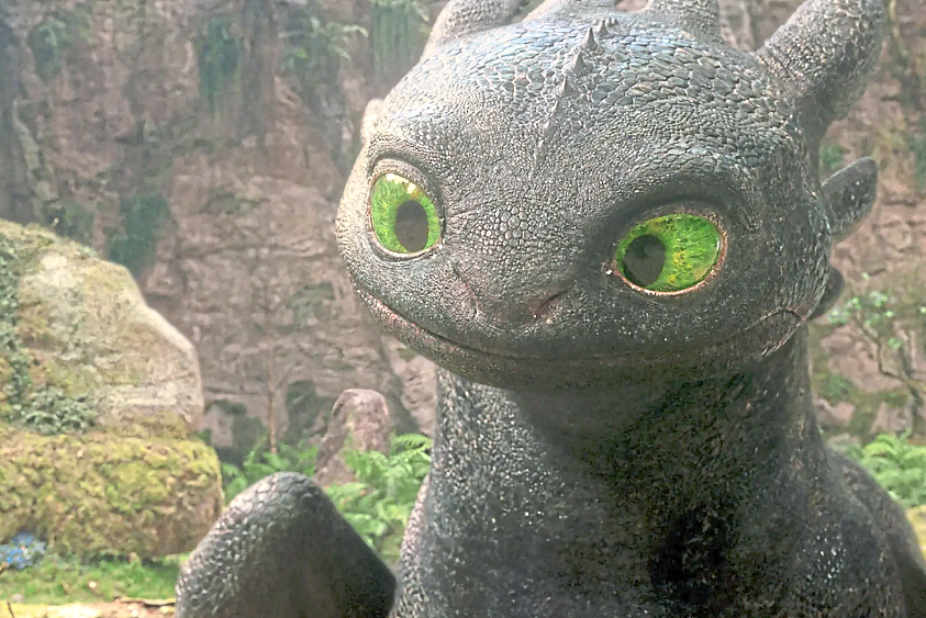 The title star of 'How To Train Your Dragon', whose oversized eyes and pointy chompers have a Labubu-esque quality.