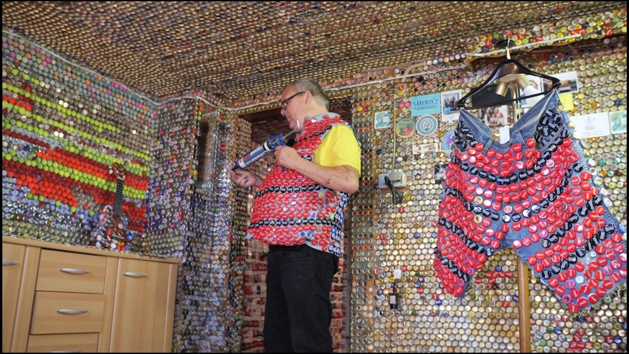 His unusual hobby began in 2010 while caring for his mother, who had dementia.