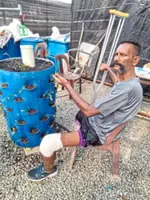 Amputee finds purpose and success in agriculture