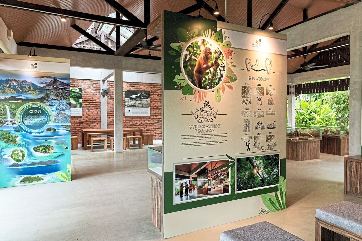 Shangri-la Rasa Ria Kota Kinabalu’s Discovery Centre runs programmes to educate the resort’s guests about the fauna and flora of Borneo.