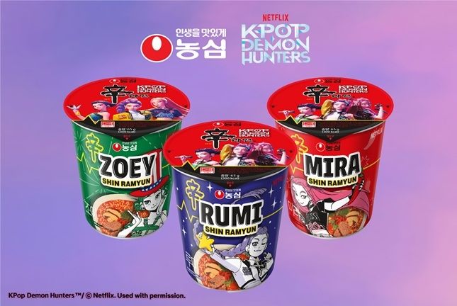 The limited-edition Huntrix ramyeon set.