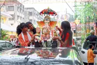 Hindus celebrate birthday of a god