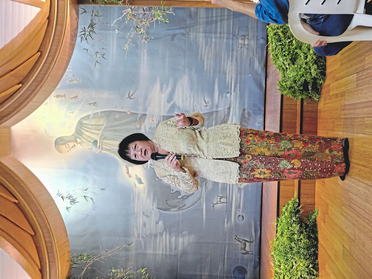 Chuah found the courage to speak about her late sister.