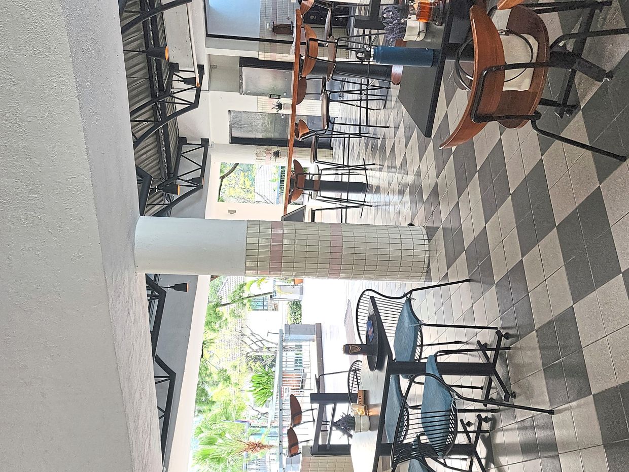 Wu’s restaurant kitchen and dine-in space that can be utilised for the curated chef’s table dinners.