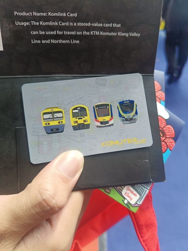 The limited edition Komlink Card is now on sale at KL Sentral and Butterworth stations.