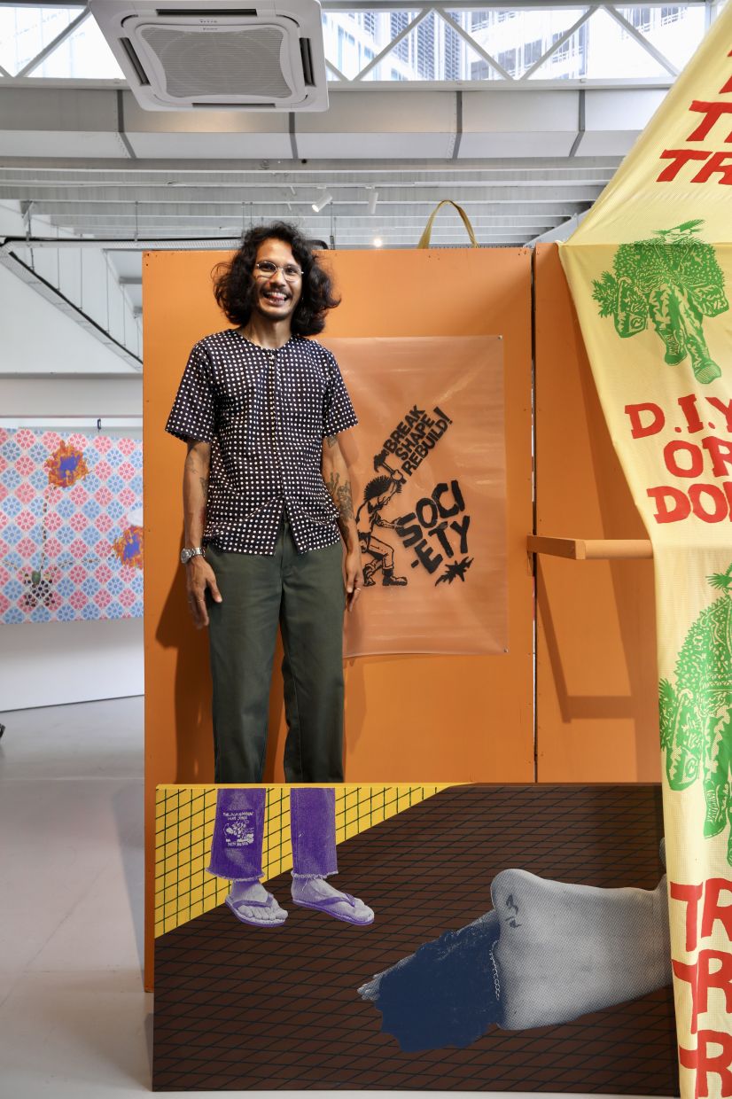 This Saturday at 3.30pm, Sanan (pic) will be joined by fellow artists Akid and Ramlan Abdullah for a talk on screen printing at Tali Art Gallery. Photo: The Star/Low Lay Phon