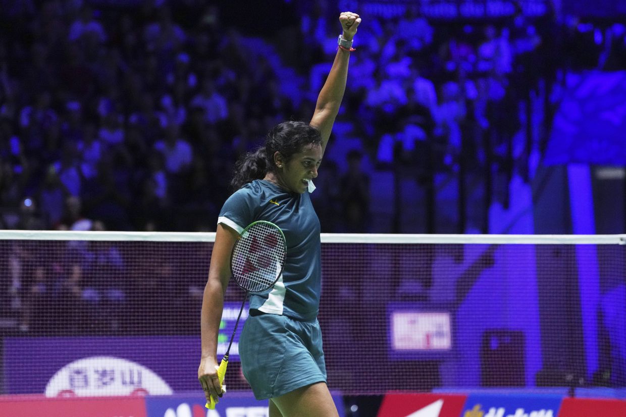 India’s badminton darling and former champ P.V. Sindhu stuns second seed Wang Zhiyi at the World Championships