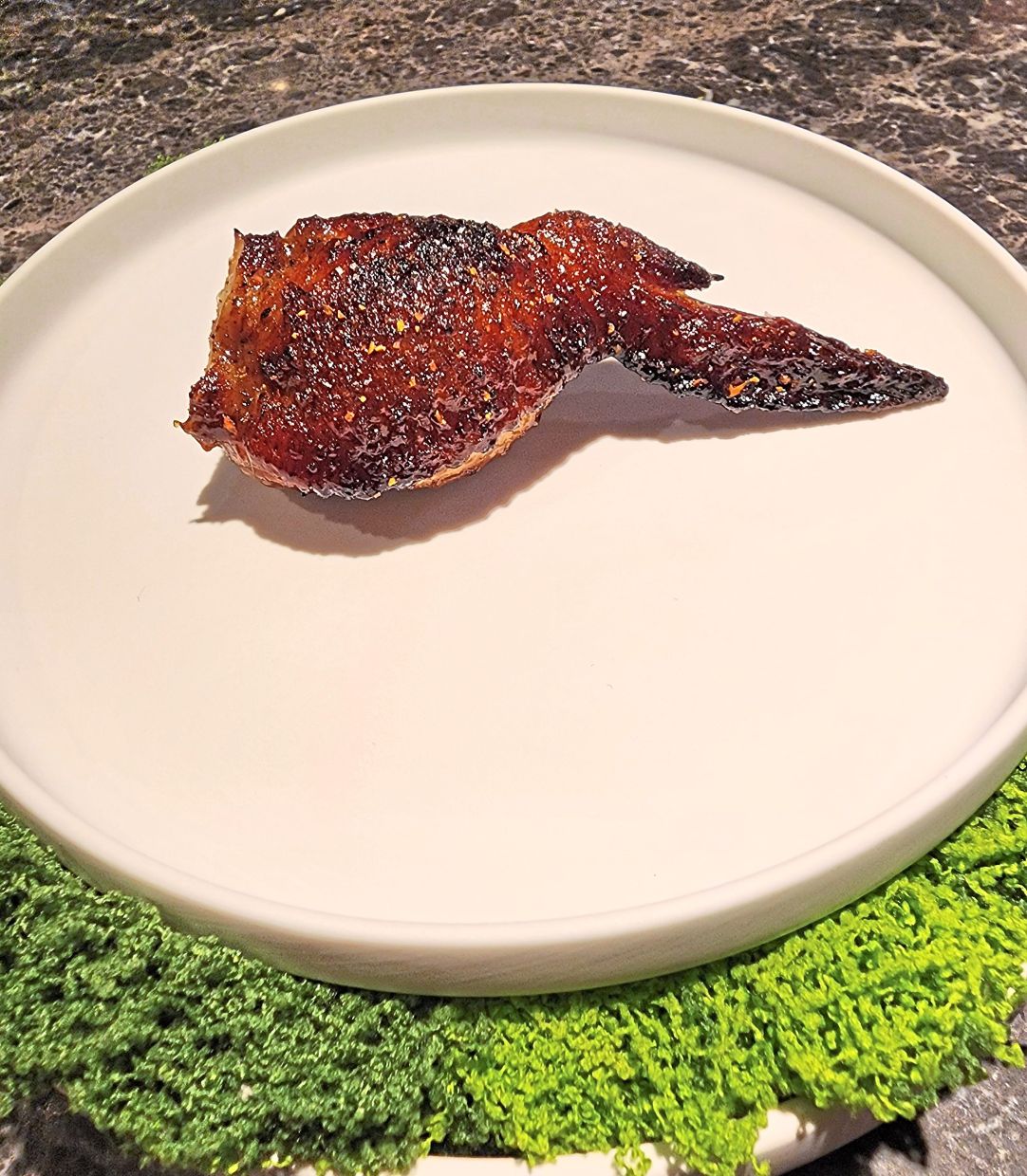 Behold one of the best grilled chicken wings in the country!