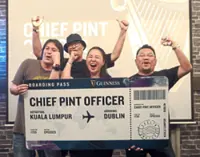 Perfect pour lands KL lass a trip to home of Guinness
