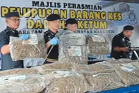 Drugs among items seized by Perak cops