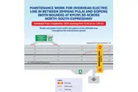 Simpang Pulai lay-by on NSE to close on Sept 3