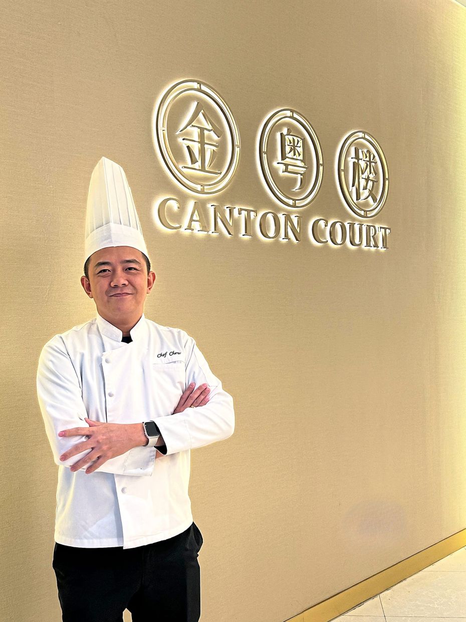 Chew is the chef behind the restaurant’s modern Cantonese fare that remains rooted in tradition. — Canton Court
