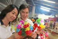 Love is in the air at temple