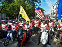 National Month celebration continues with lively Ride Merdeka Madani convoy in Sungai Buloh