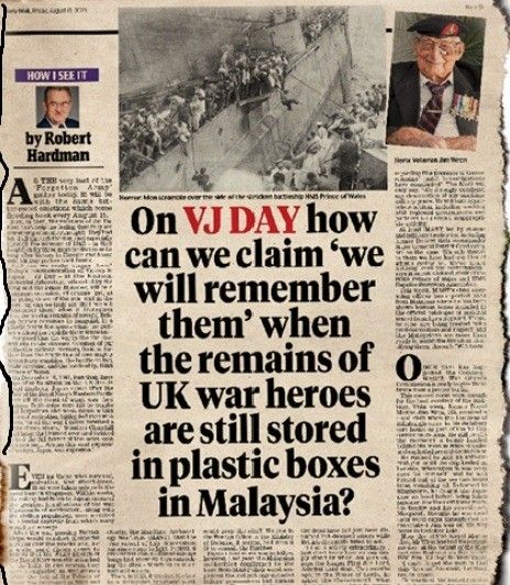 The British are demanding for the allegedly found human remains to be returned to the UK.